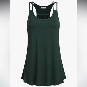 Dark Green Women's Tank Top